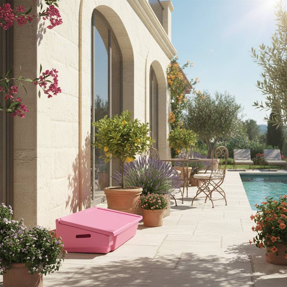 Coffre de jardin 50l-plast'up rotomoulage - Imagen 2