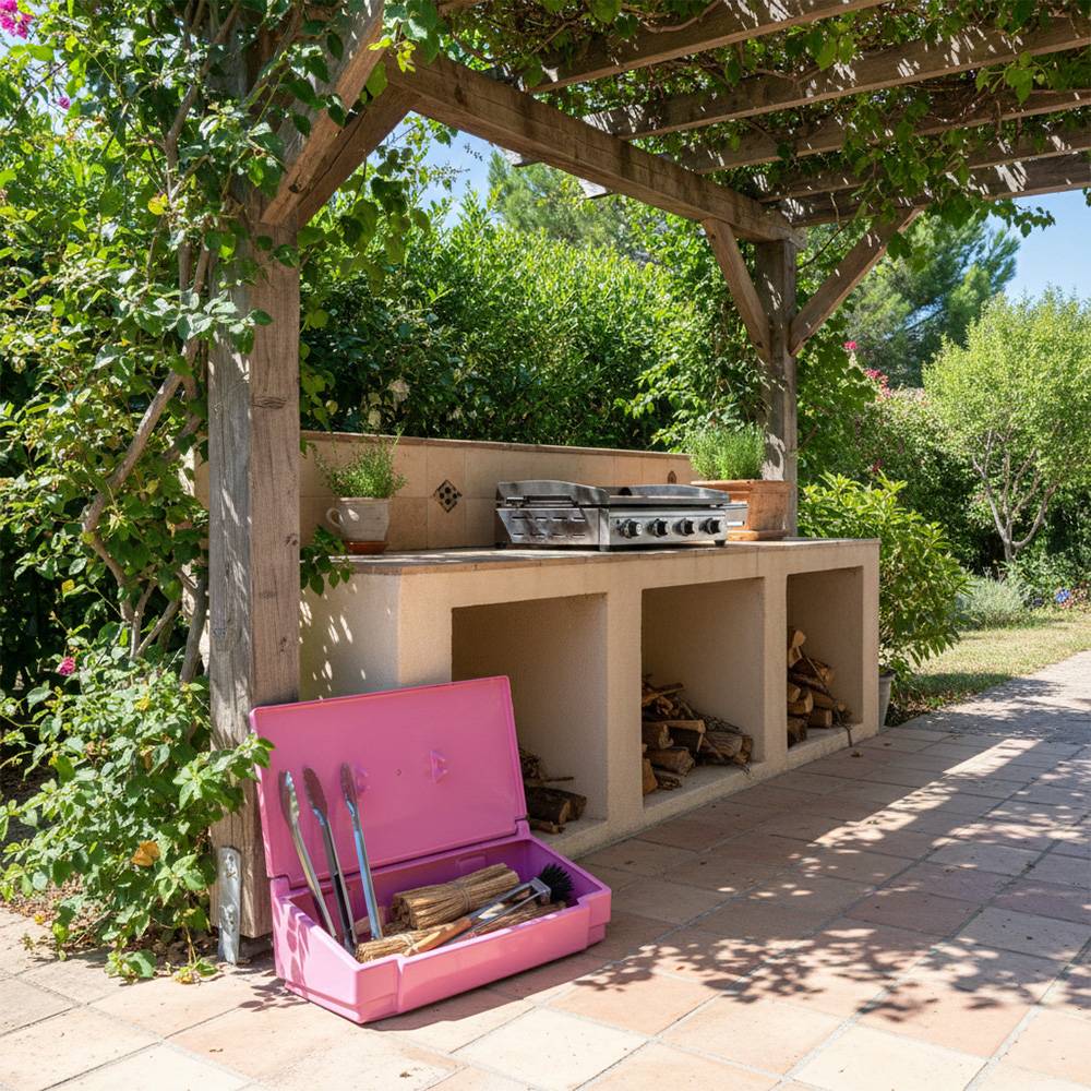 Coffre de jardin 50l-plast'up rotomoulage - Imagen 4