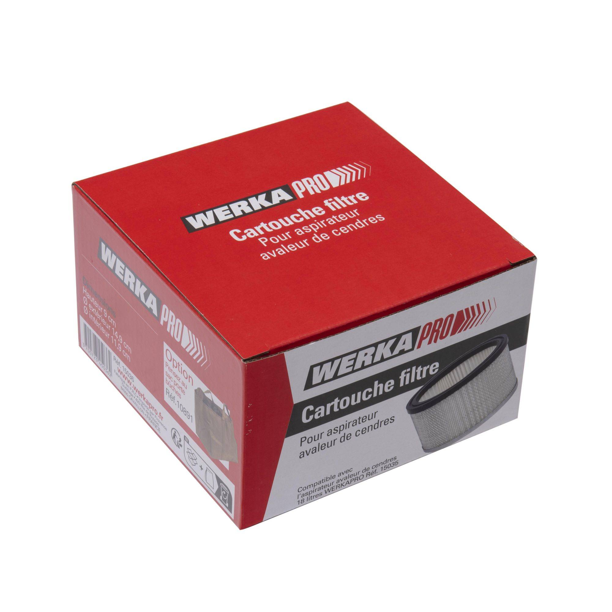 Cartouche filtre avaleur de cendres WERKA PRO - Image 5