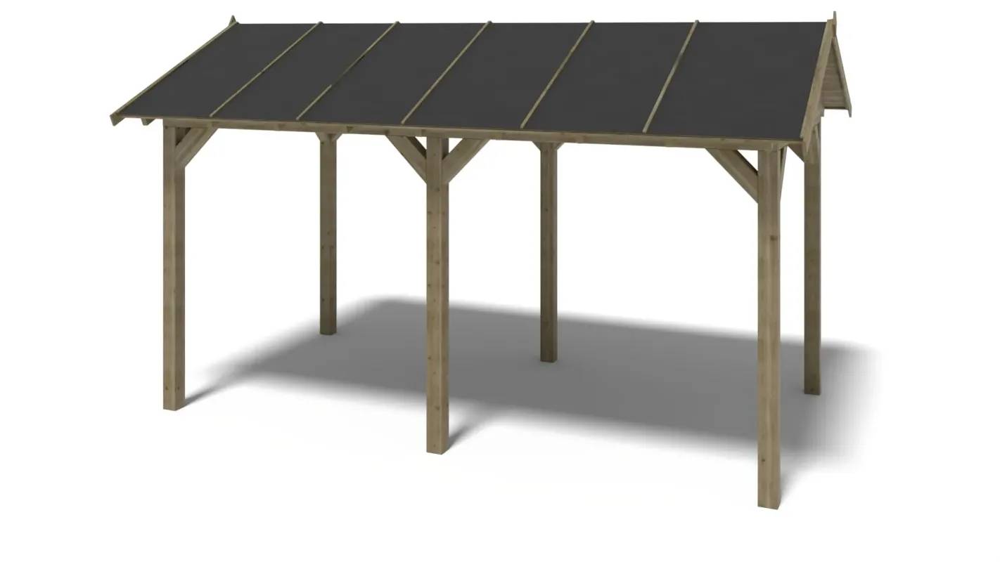Altanka - Pergola de jardin 5x3.06m - traité - ALT37 - Imagen 3