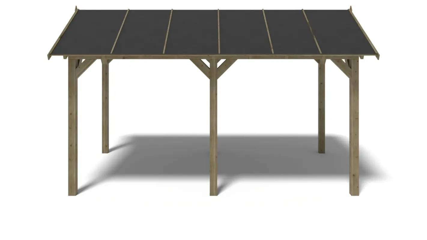 Altanka - Pergola de jardin 5x3.06m - traité - ALT37 - Imagen 4