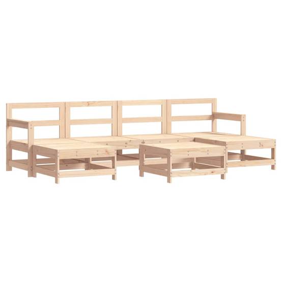Vidaxl - Salon de jardin 7 pcs Bois de pin massif vidaXL 3186368 - Image 2