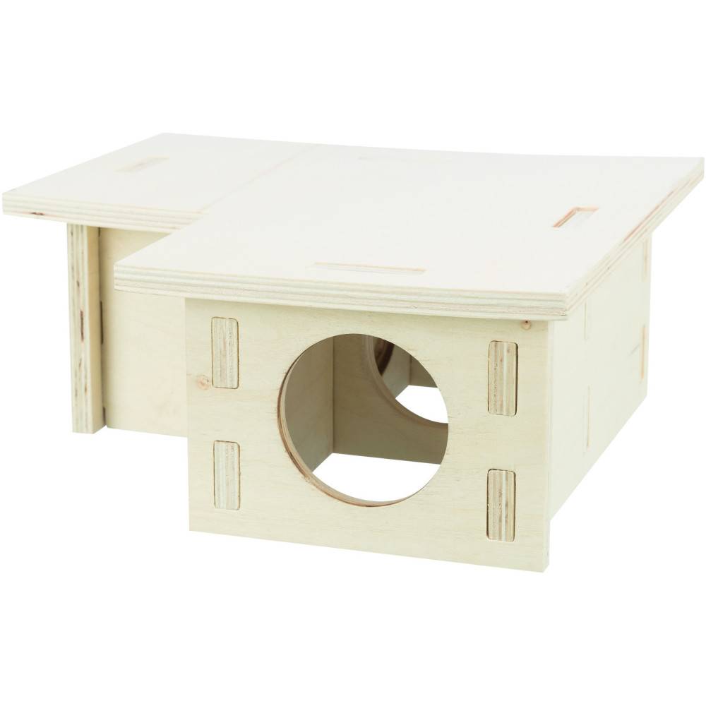 Trixie - Maison emboitable 3 chambres 25 x 10 x 25 cm pour souris, hamsters - Imagen 2