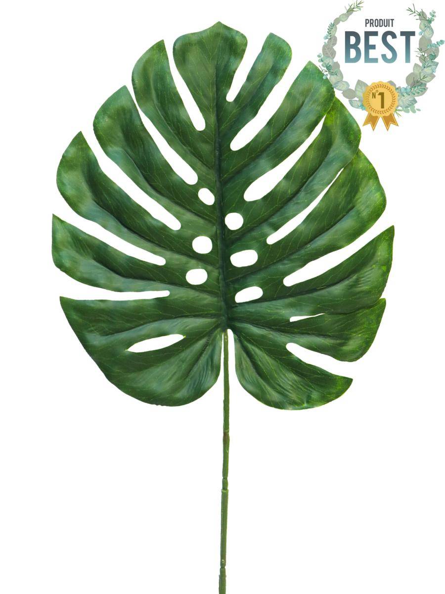 Artificielles - Feuille de Monstera artificielle, H 46 cm, D 26 cm - BEST - Imagen 1