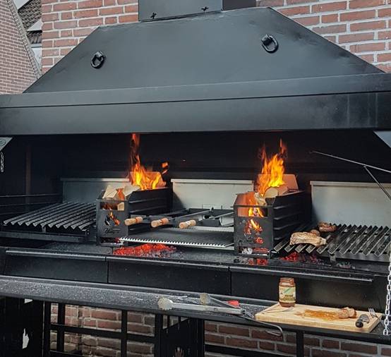 Braai – Barbecue bois encastrable DH2300-XXXL - Image 2