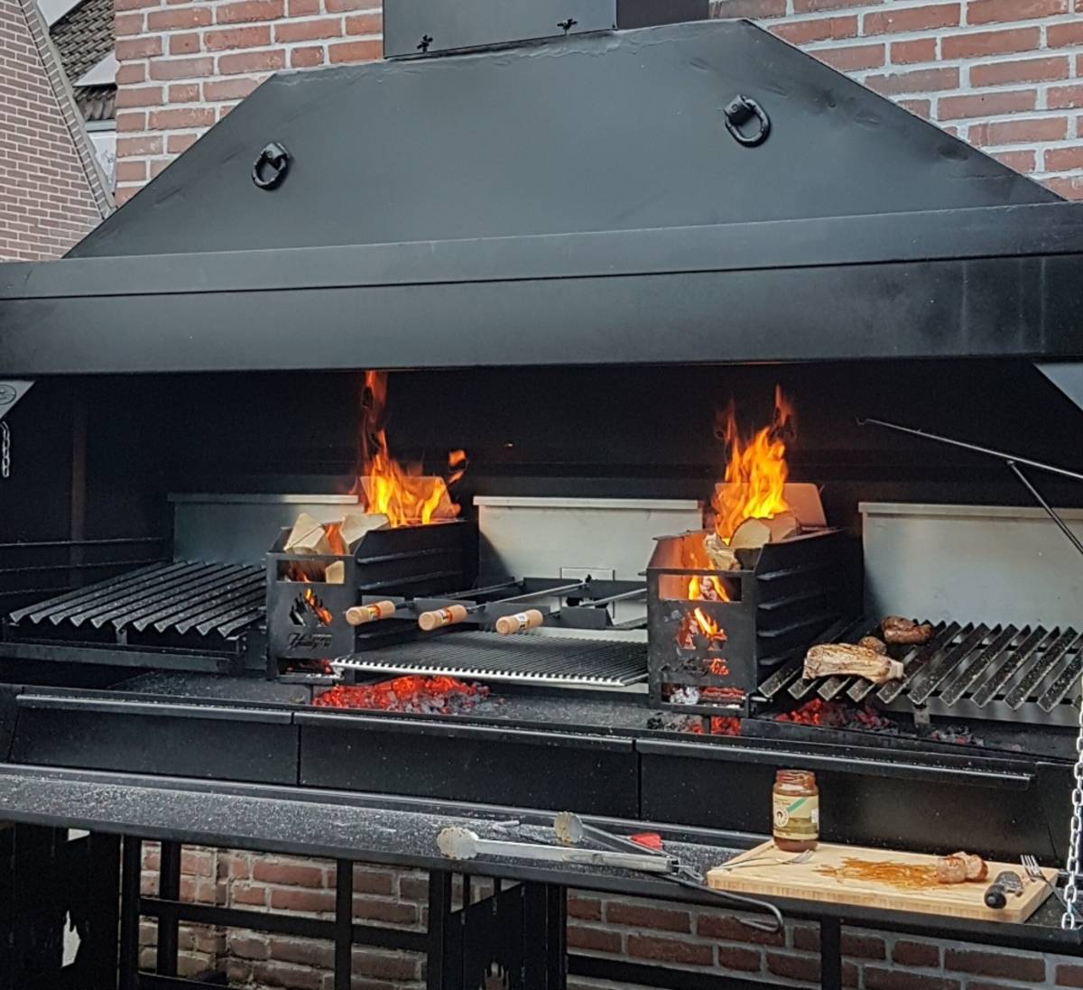Braai – Barbecue bois encastrable DH2300-XXXL - Image 2