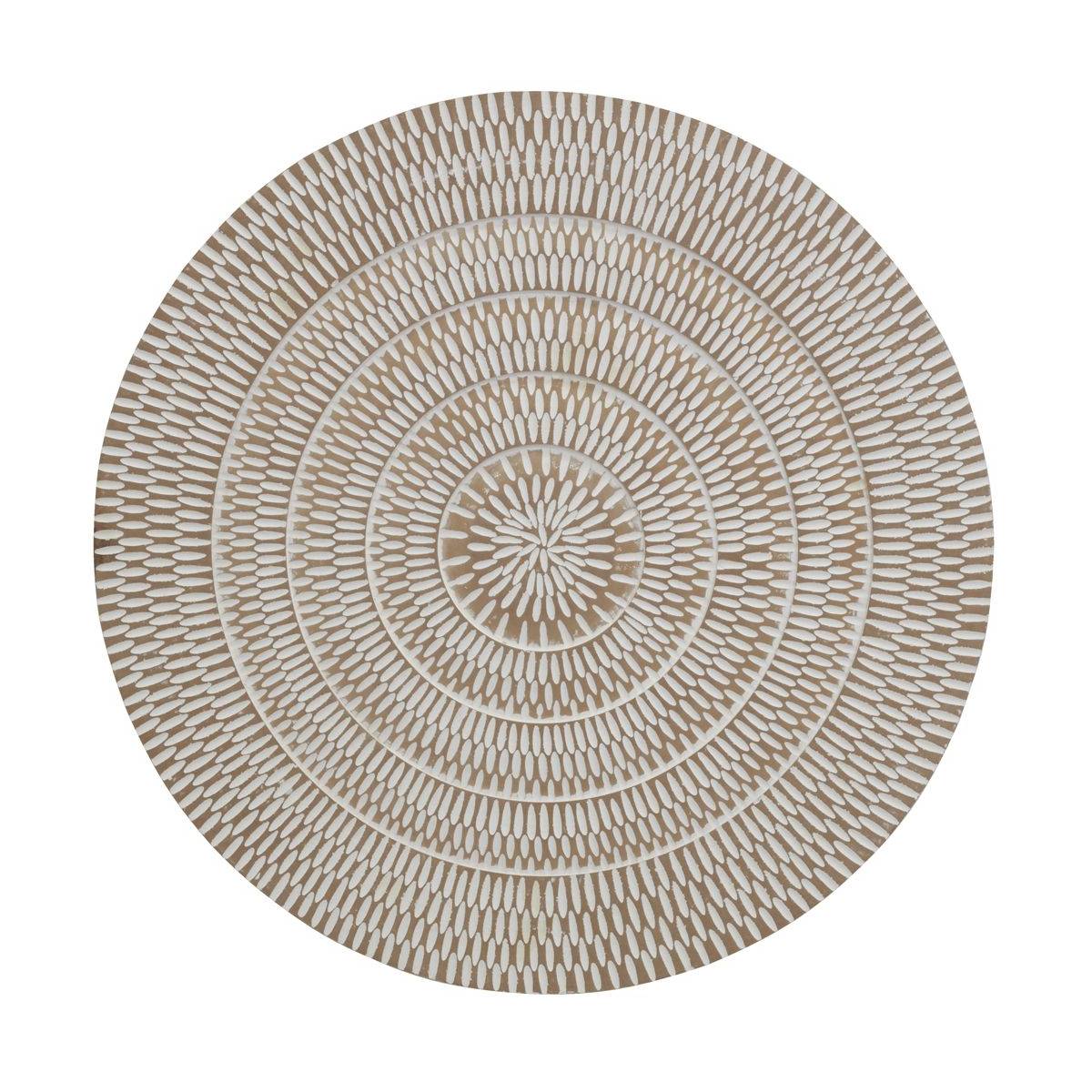 Aubry Gaspard - Décoration murale ronde en médium sculpté - Imagen 1