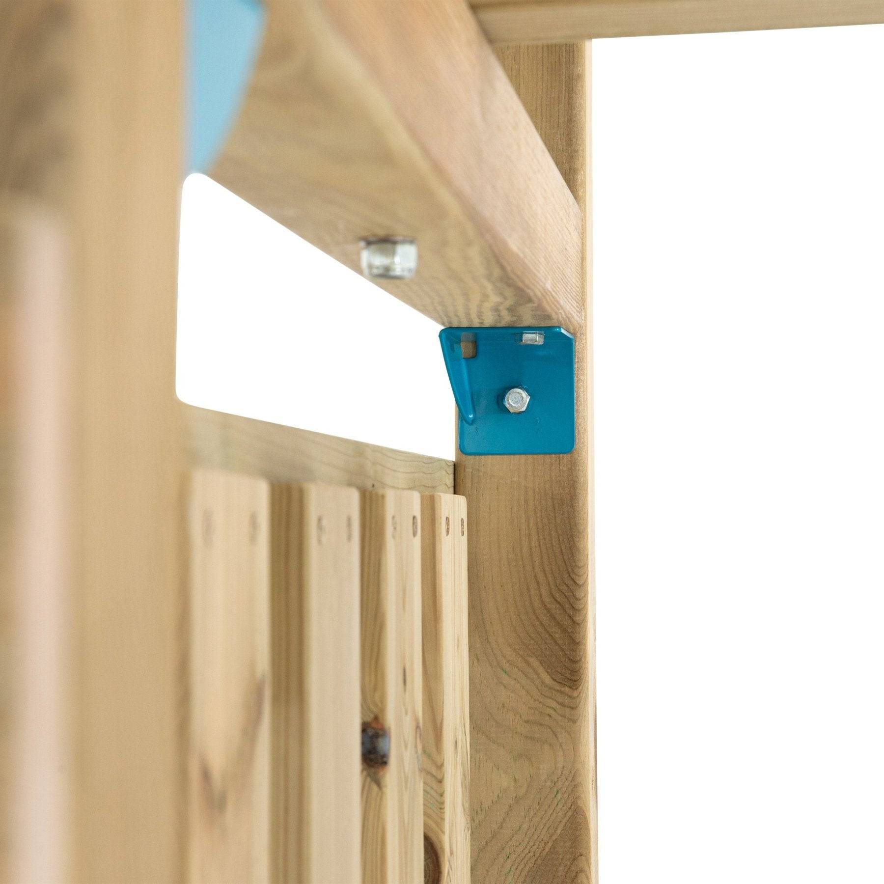 Tp Toys - AIre de jeux XXL 2 tours, pont suspendu et toboggan - bois FSC® - LAURIER SKYWOOD - Imagen 6