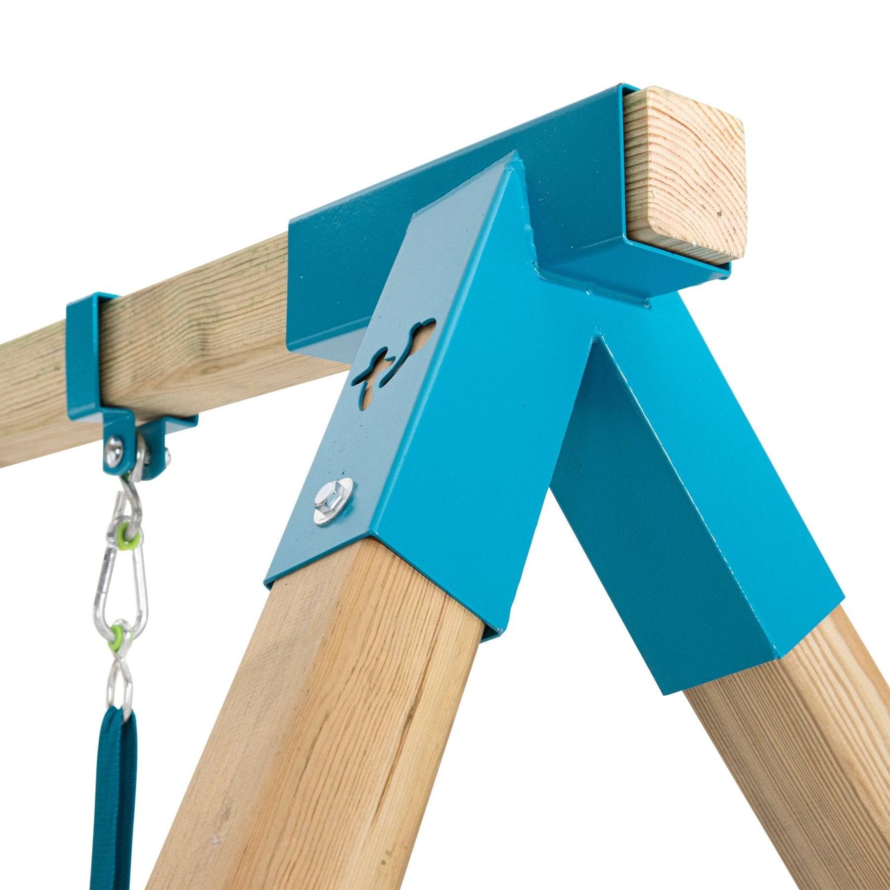 Tp Toys - AIre de jeux XXL 2 tours, pont suspendu et toboggan - bois FSC® - LAURIER SKYWOOD - Imagen 7