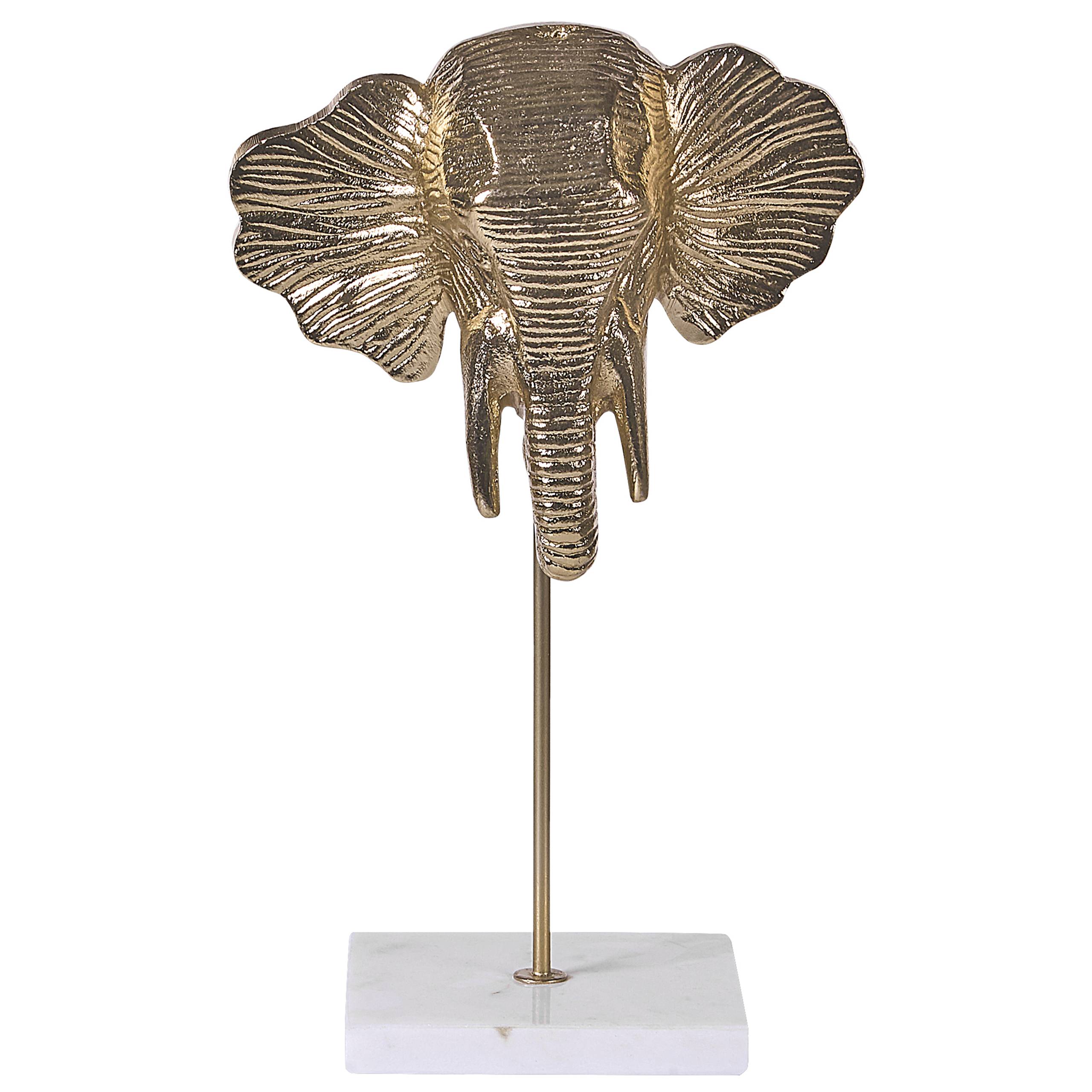 Beliani - Accessoire Décoratif Aluminium Doré KASO - 17x12x33- Beliani - Image 2