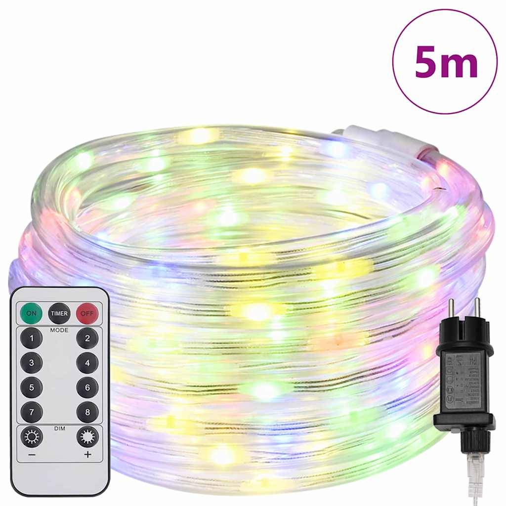 Guirlande Lumineuse 5m 120 LED Télécommande 8 Modes Intérieur Extérieur Multicolore – ComfortXL Outdoor Living - Image 3