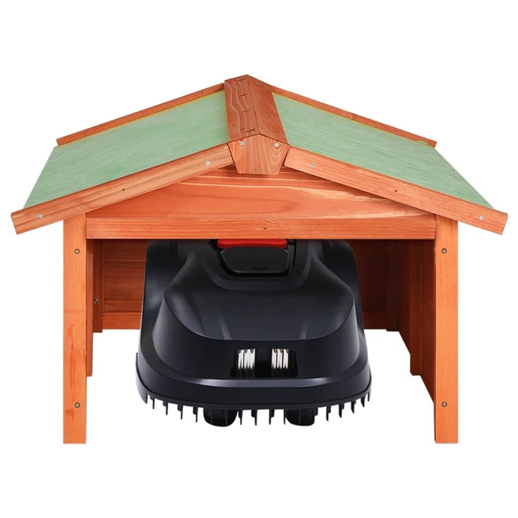PANGIVO - Abri pour tondeuse robot bois de sapin naturel 87 x 72 x 50 cm - PANGIVO - Image 3