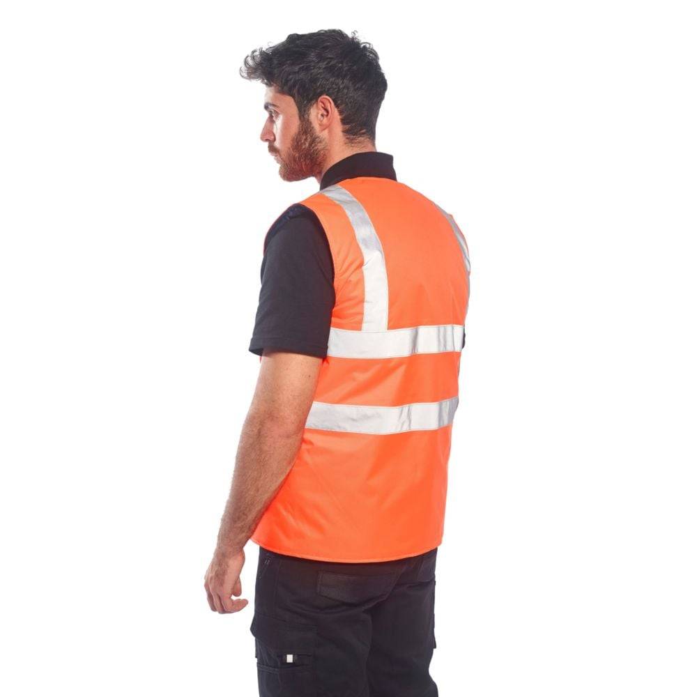 Gilet Hv Réversible Couleur : Orange Taille 5xl - Portwest - Image 4