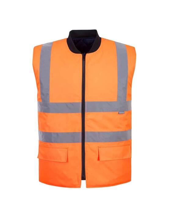 Gilet Hv Réversible Couleur : Orange Taille 5xl - Portwest - Image 1