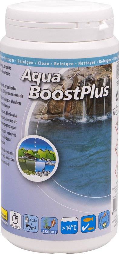 Ubbink - Aqua Boost Plus 1500 g limpiador de estanques en gránulos - UBBINK