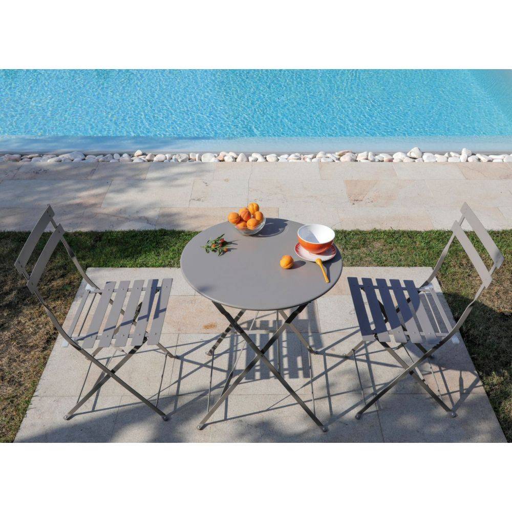 Alize - Chaises pliantes en acier Cuba (Lot de 2) - Imagen 4