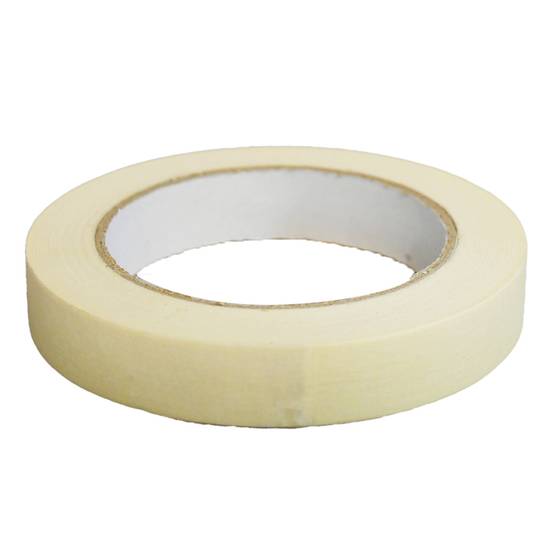 Lot de 36 Rubans de masquage 25 mm x 50 m jusqu'à 80° - Adhésif de masquage jaune pour la peinture TECPLAST - Image 4