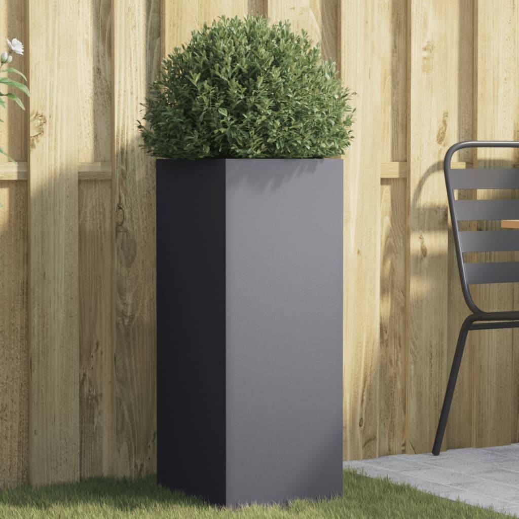 Vidaxl - Jardinière anthracite 32x29x75 cm acier vidaXL 841573 - Imagen 1