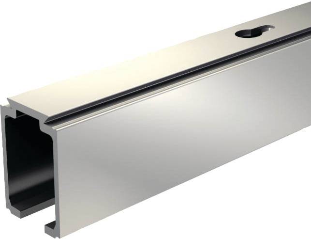 Rail aluminium 2ml anodisé pour coulissant SAF80 - MANTION - 11108/200