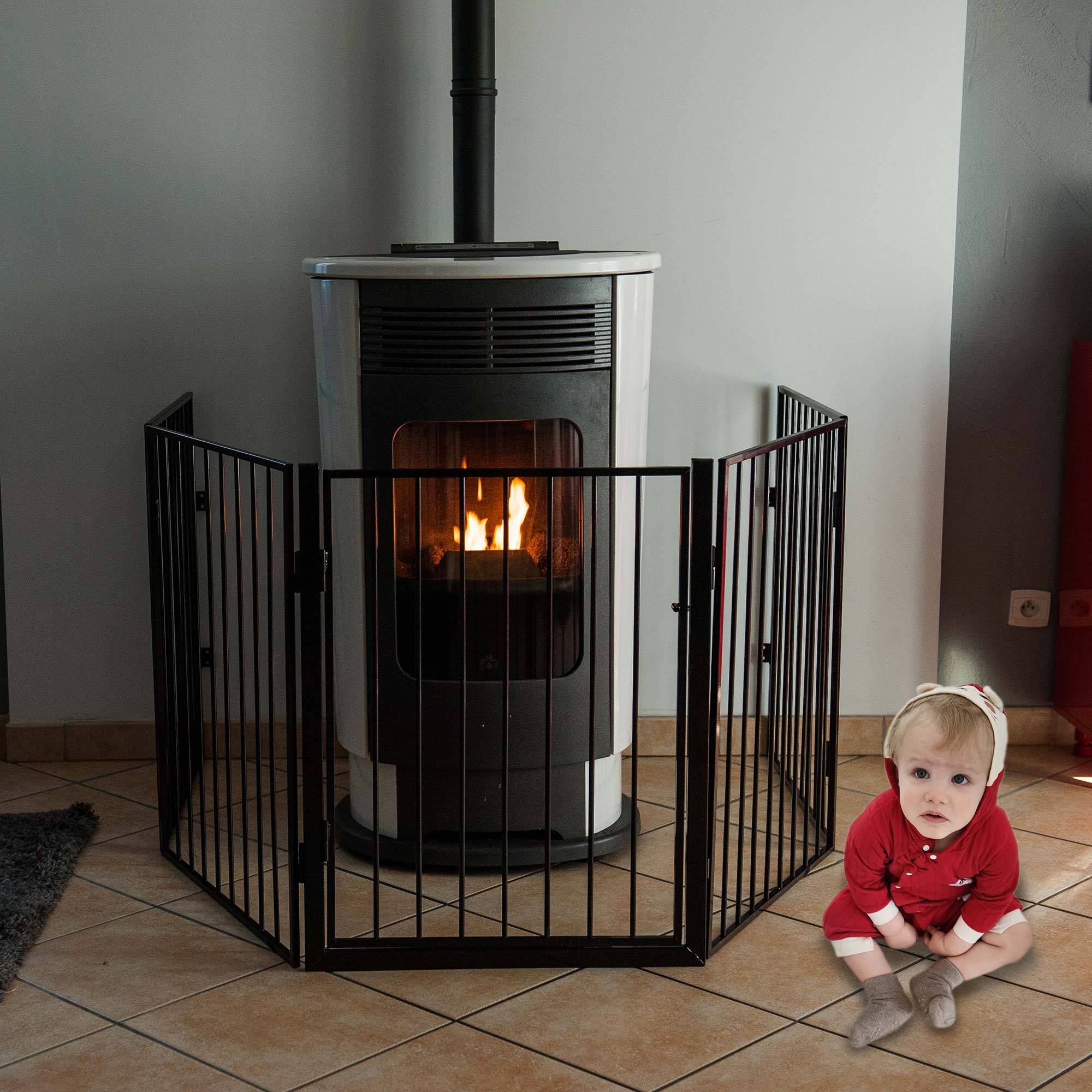 Barrière de protection en métal WERKA PRO 5 panneaux  300cm - Image 2
