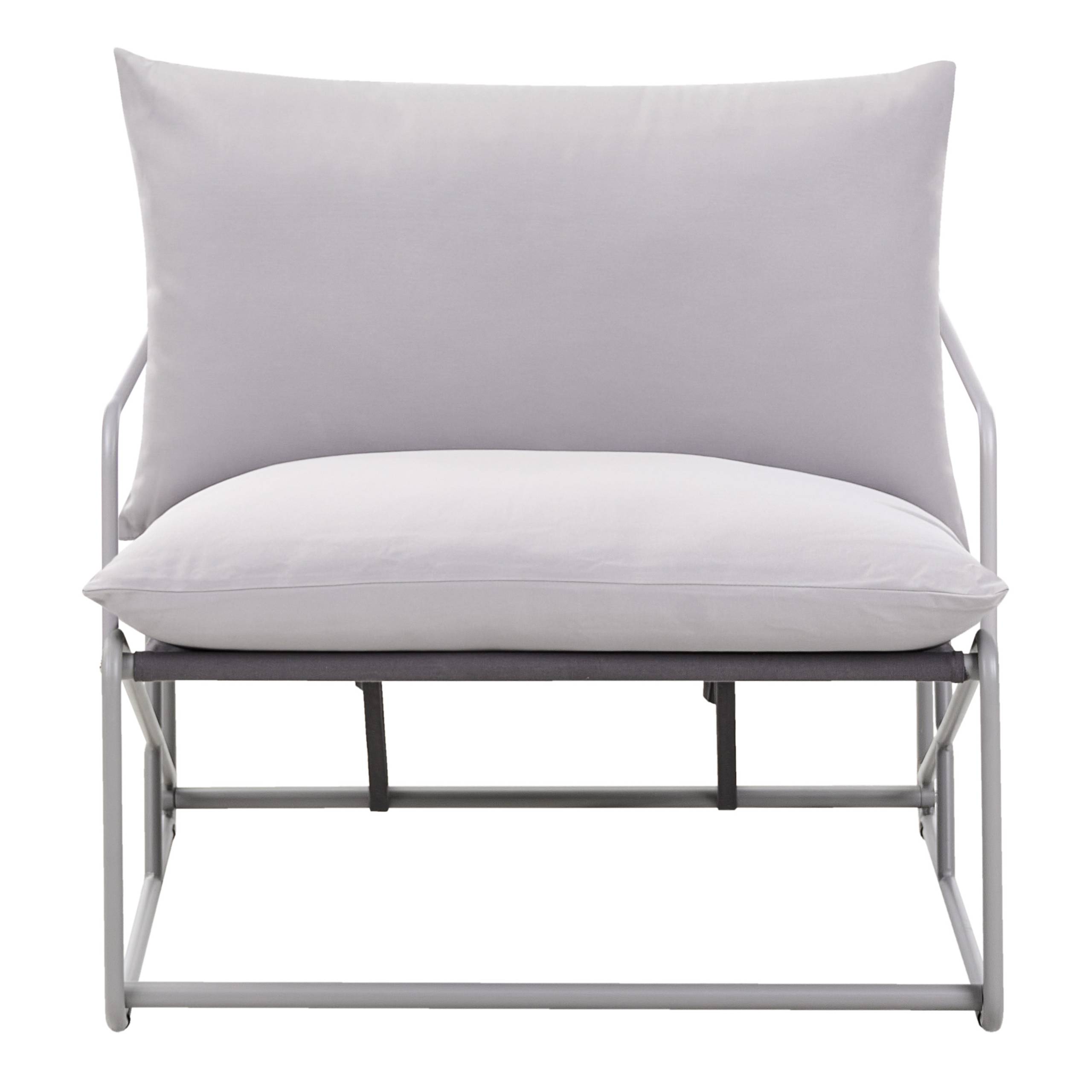Chaise de jardin Acier Gris PONTE - Beliani - Image 5