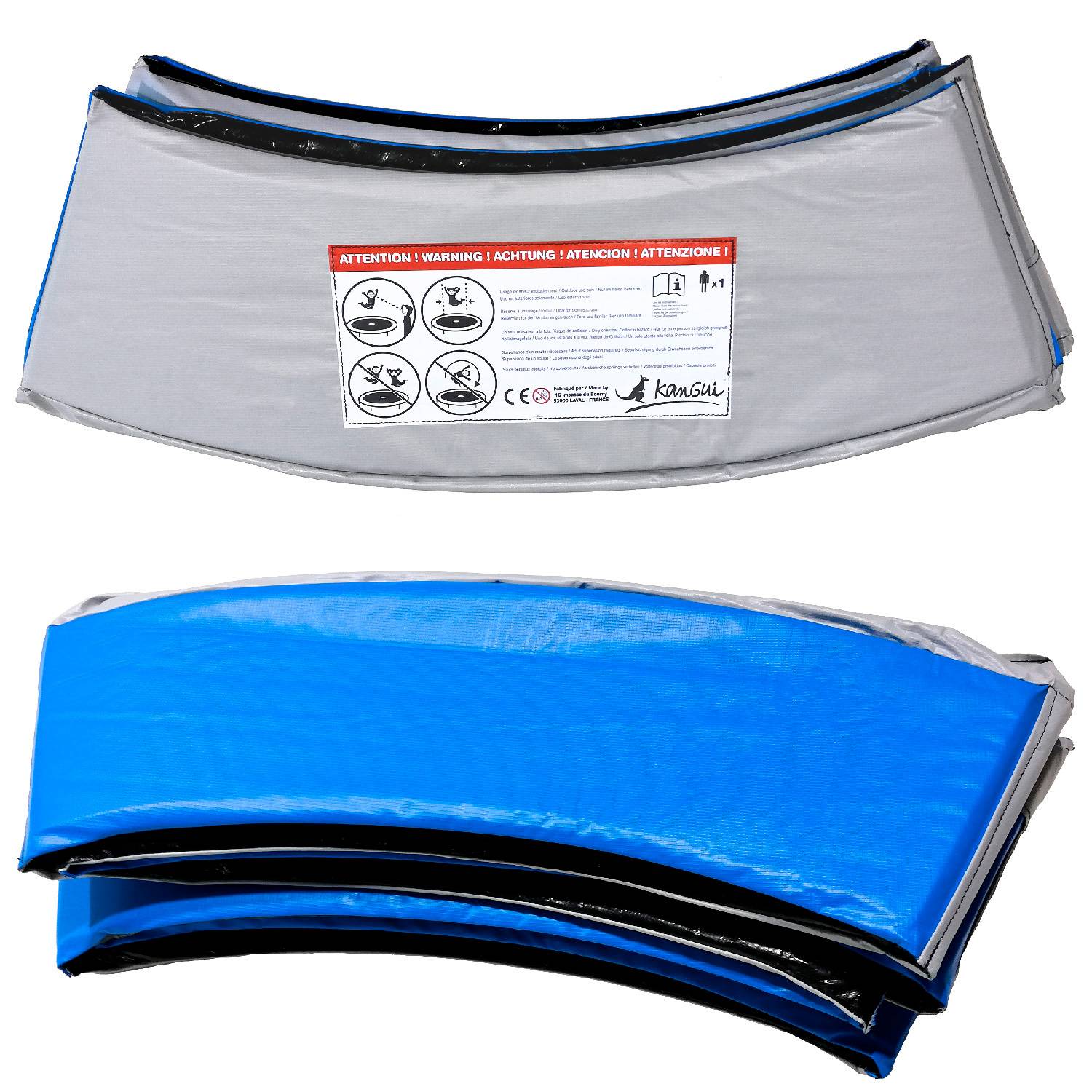 Kangui - Coussin PVC de protection pour trampoline Ø 360 cm Kangui - Imagen 1