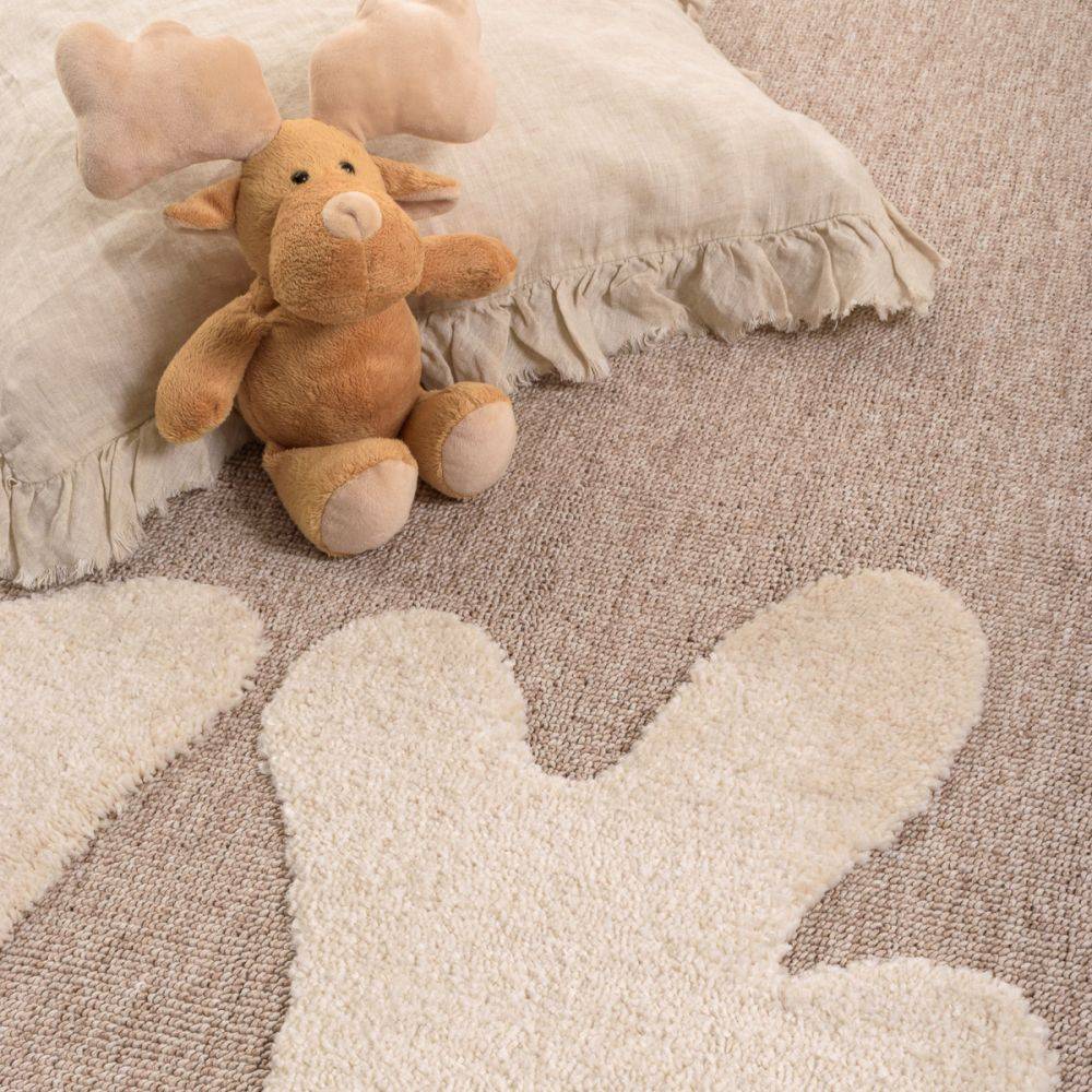Jardindeco - Tapis intérieur en polyester Fantine cerf 170 x 120 cm - Imagen 2
