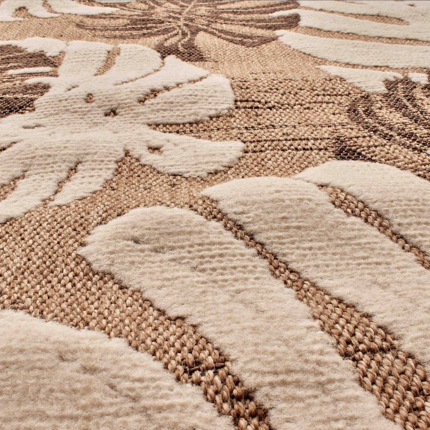 Autre - Tapis intérieur et extérieur en polypropylène marron 60x90cm - Image 2