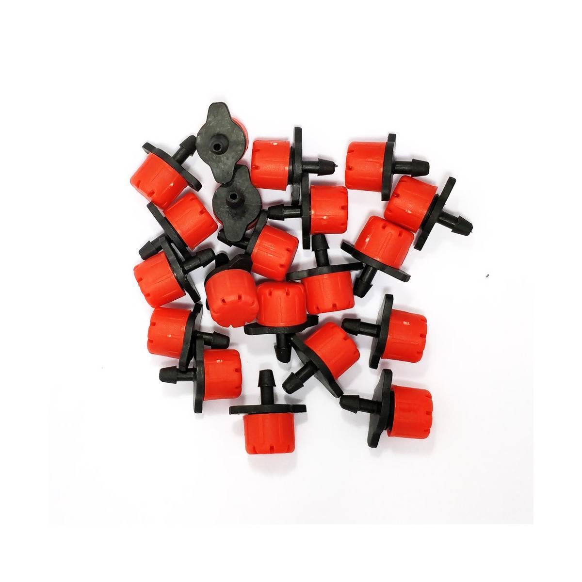 Lot de 20 goutteurs couleur rouge - Imagen 1