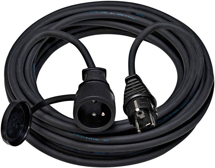 Rallonge électrique Brennenstuhl PRO IP44 - L 5m - Avec prise à clapet - 1169301