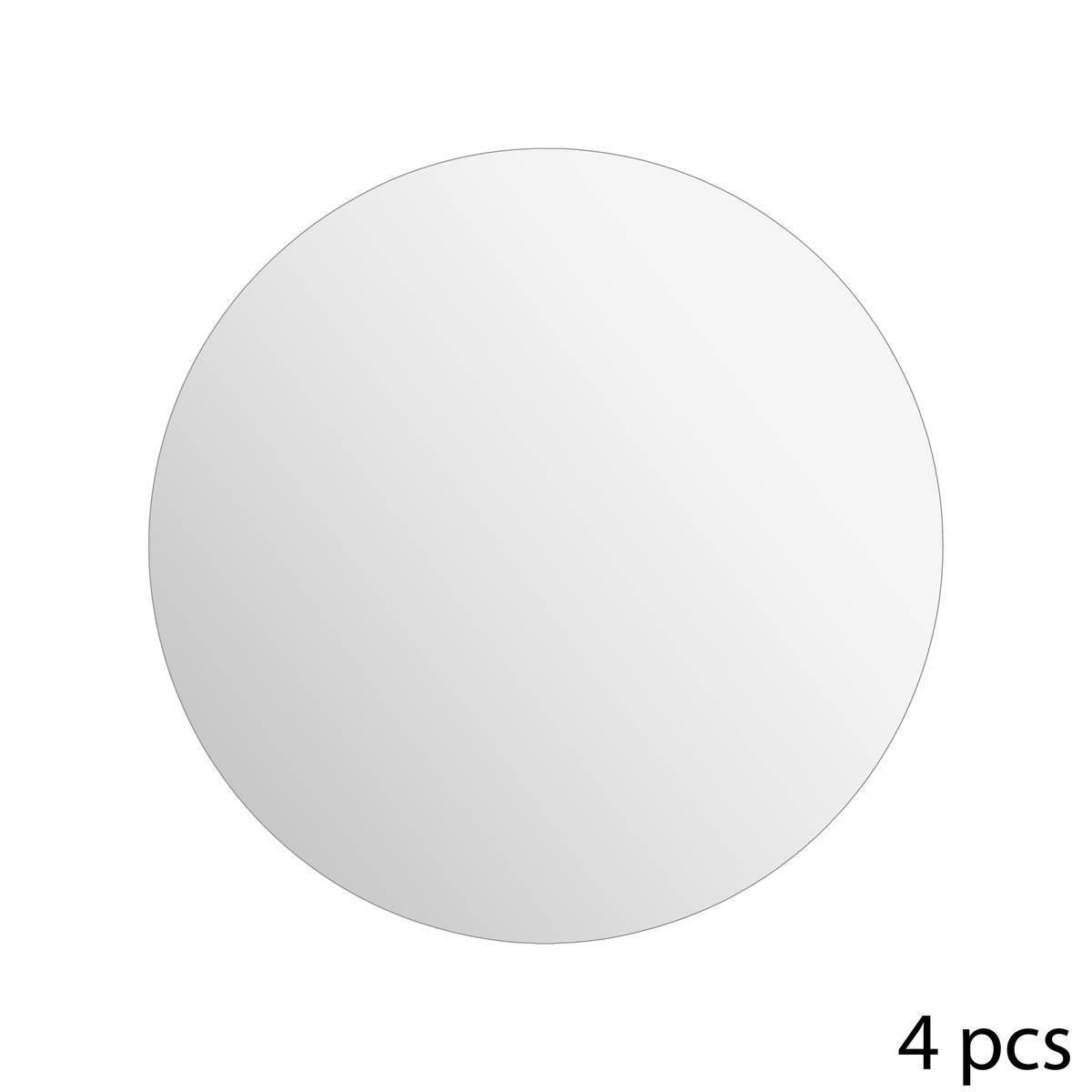 Atmosphera - Lot de 4 miroirs ronds adhésifs 30x30 - 5five - Image 4
