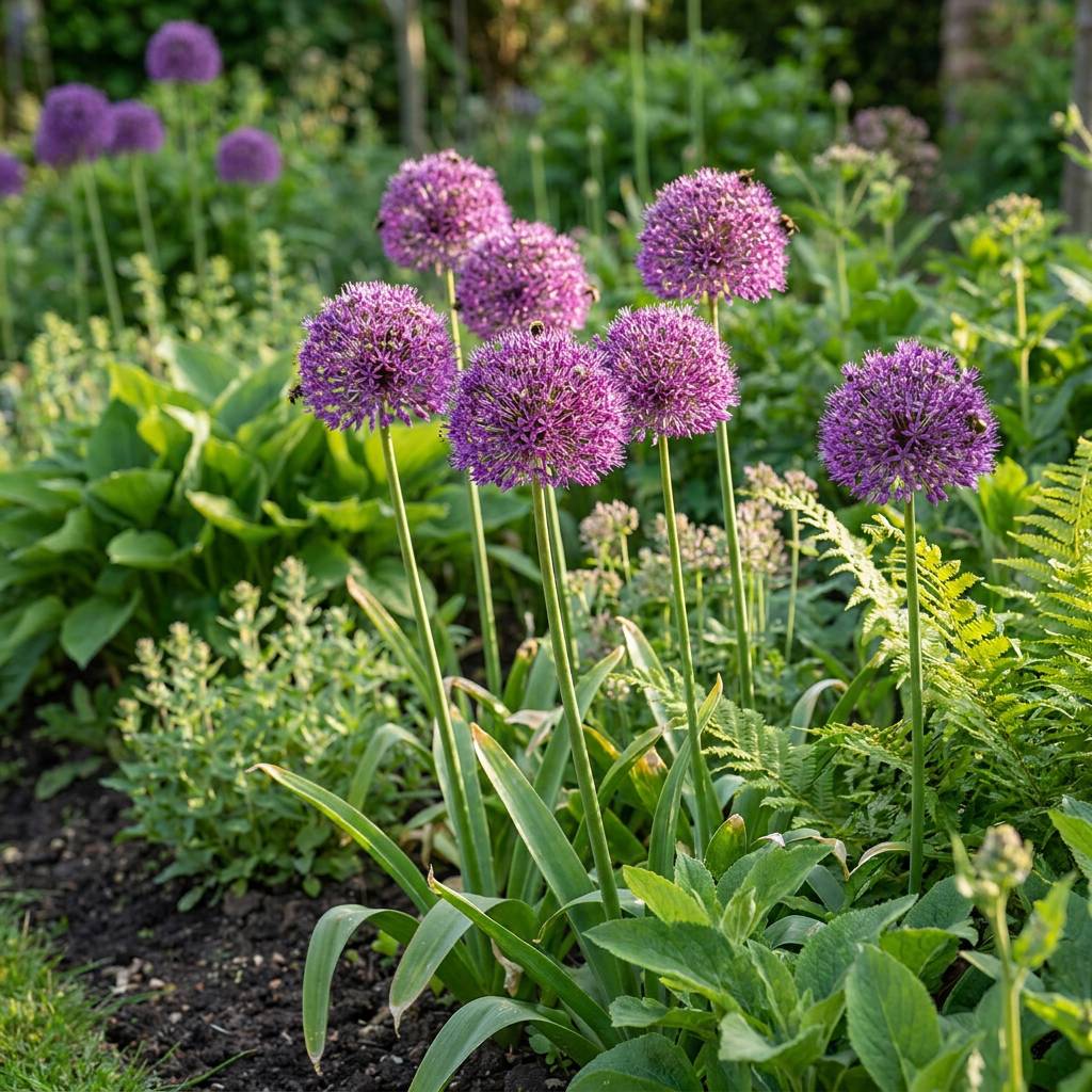 La Green Touch - Ail d'ornement Purple Sensation - 15 bulbes - calibre 10/12 - Image 2