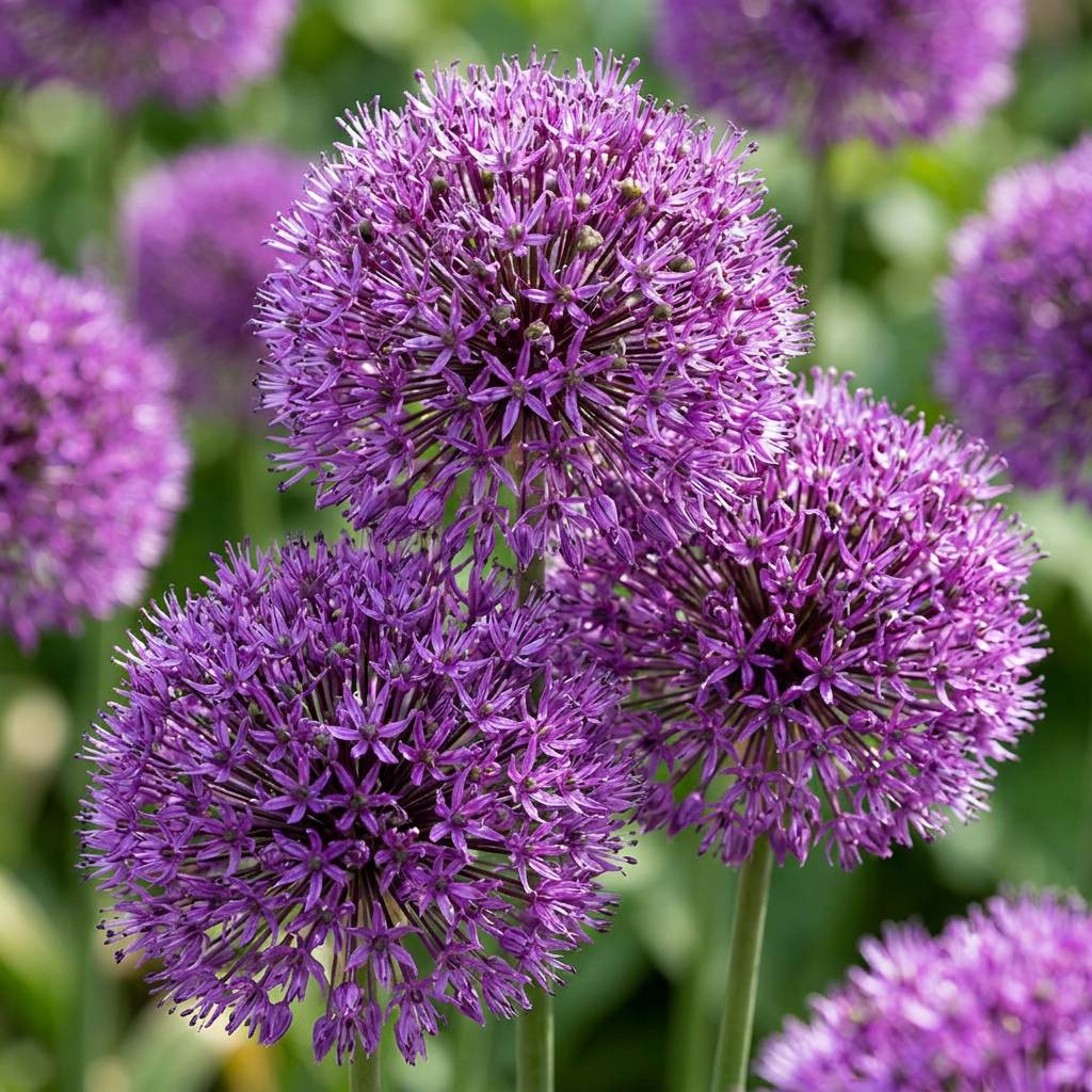 La Green Touch - Ail d'ornement Purple Sensation - 15 bulbes - calibre 10/12 - Image 1