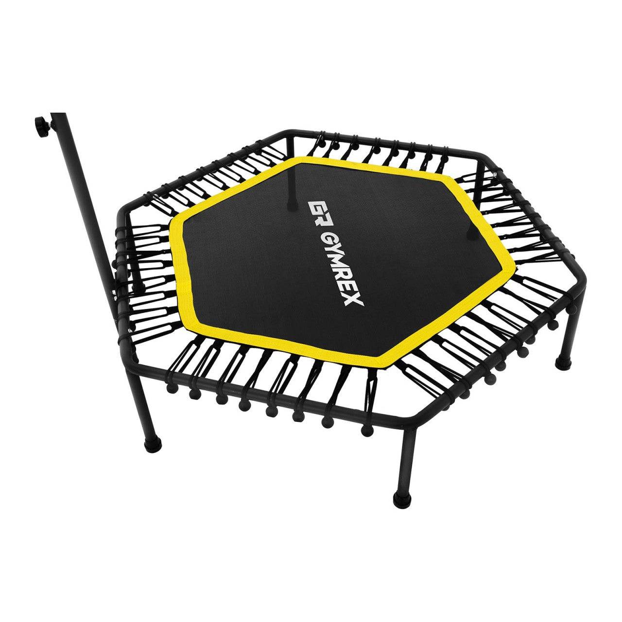Helloshop26 - Trampoline de fitness avec barre de maintien jaune - Imagen 3