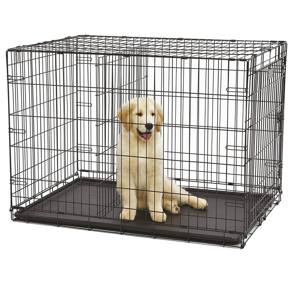 Ferplast - Ferplast Cage de transport pliable pour chiens DOG-INN 60, enclos pour chiots, transport en métal séparation inclus, porte double avec fermeture de - Imagen 8