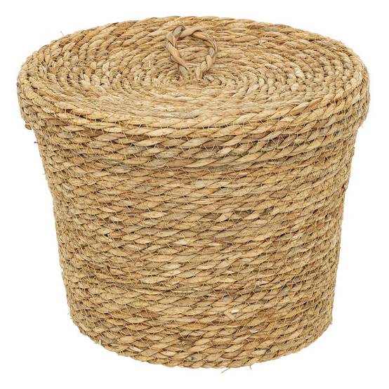 Lot de 9 Paniers en Jonc "Little Cottage" 48cm Naturel - Image 5