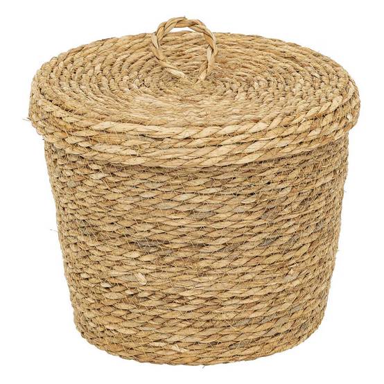 Lot de 9 Paniers en Jonc "Little Cottage" 48cm Naturel - Image 4