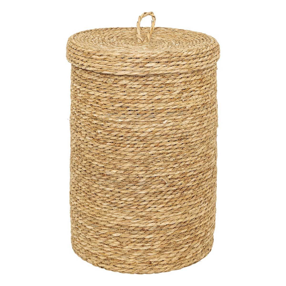 Lot de 9 Paniers en Jonc "Little Cottage" 48cm Naturel - Image 3