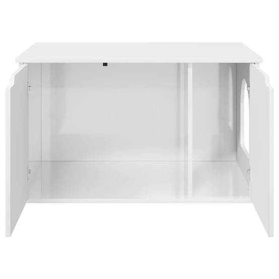 Chatiere bois blanc 85 x 55 x 50,5 cm - Prolenta premium p380.7 - Image 6