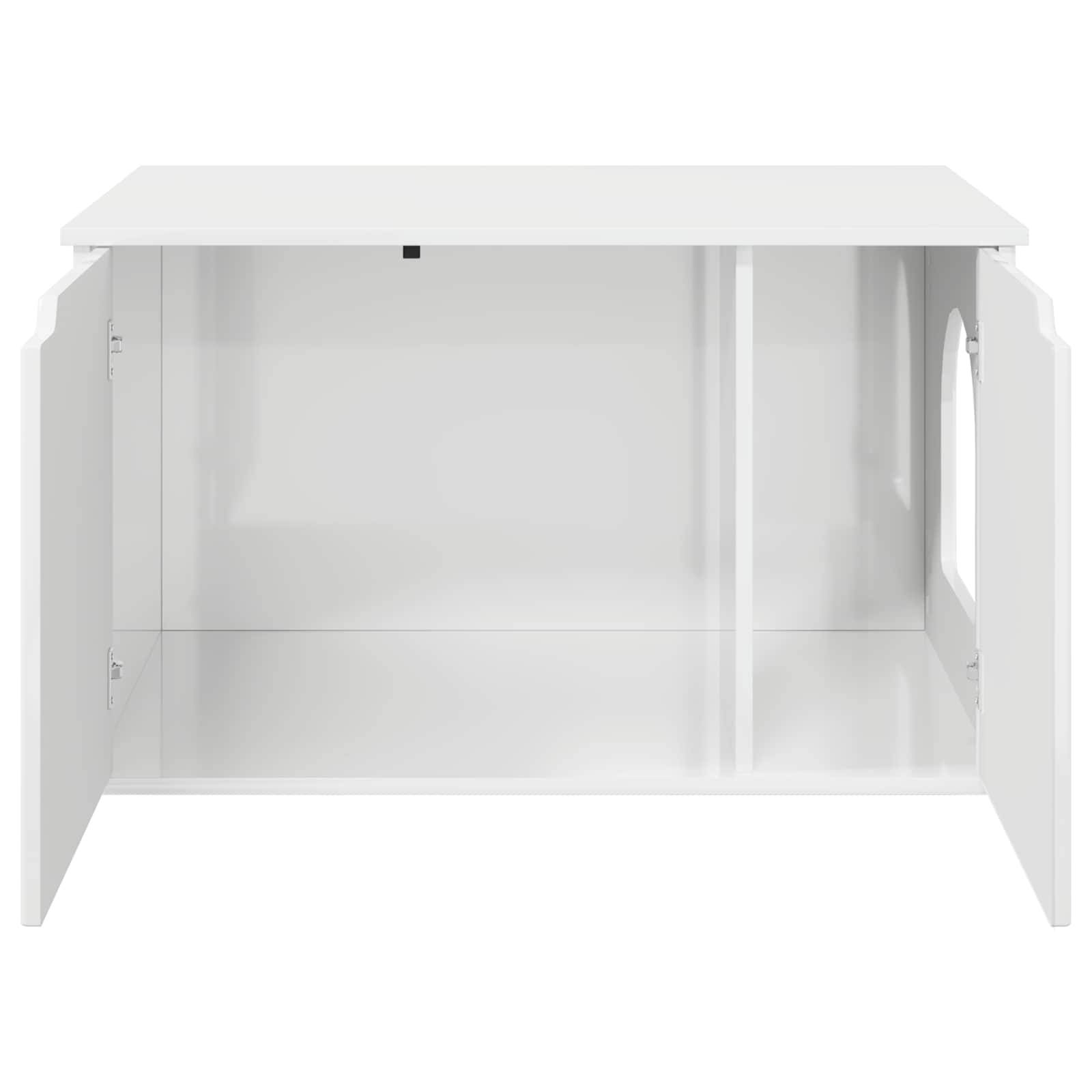 Chatiere bois blanc  85 x 55 x 50,5 cm  - Prolenta premium p380.7 - Image 6