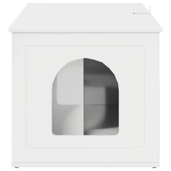 Chatiere bois blanc 85 x 55 x 50,5 cm - Prolenta premium p380.7 - Image 8