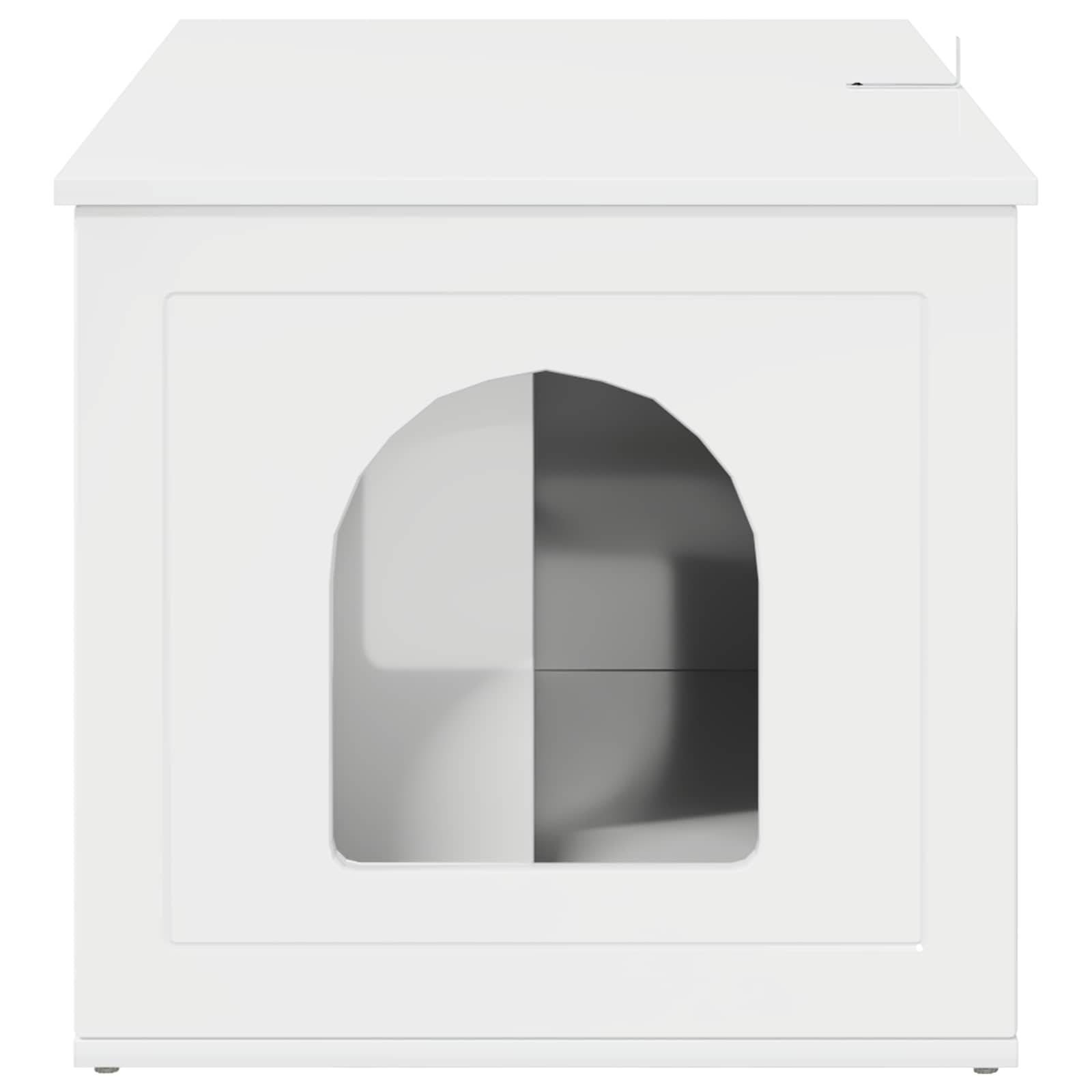 Chatiere bois blanc  85 x 55 x 50,5 cm  - Prolenta premium p380.7 - Image 8
