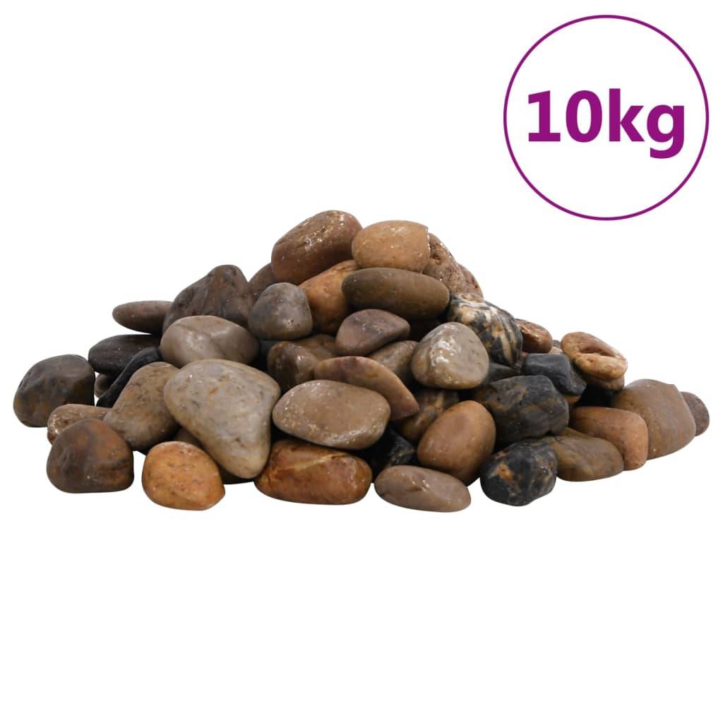 Galets Décoratifs Multicolores Pierres Polies pour Jardin Aquarium & Loisirs Créatifs 10 kg - ComfortXL Outdoor Living - Image 2