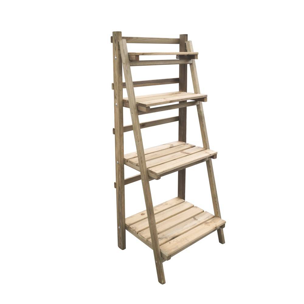 Jardipolys - Etagère pliable GIZEH 58 x 44 x H. 140 cm - pin classe 3 FSC ® Jardipolys - Imagen 1