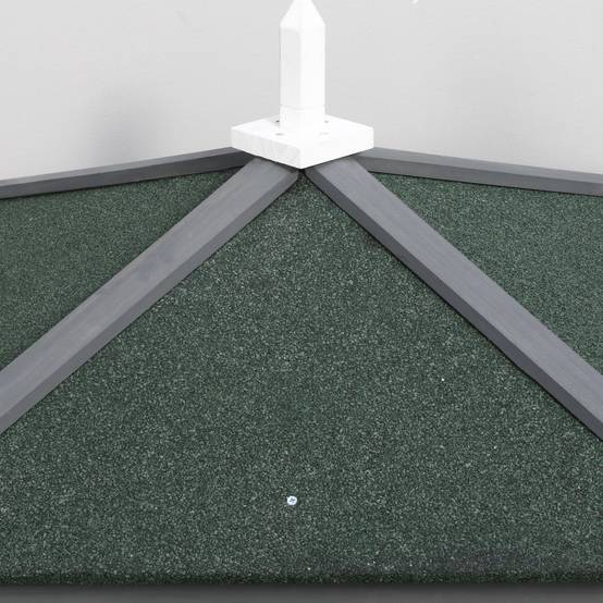 Poulailler Bois Pin Enclos Extérieur avec Pondoir Toit Bitumé Gris 196x76x97cm - ComfortXL pet Living - Image 8