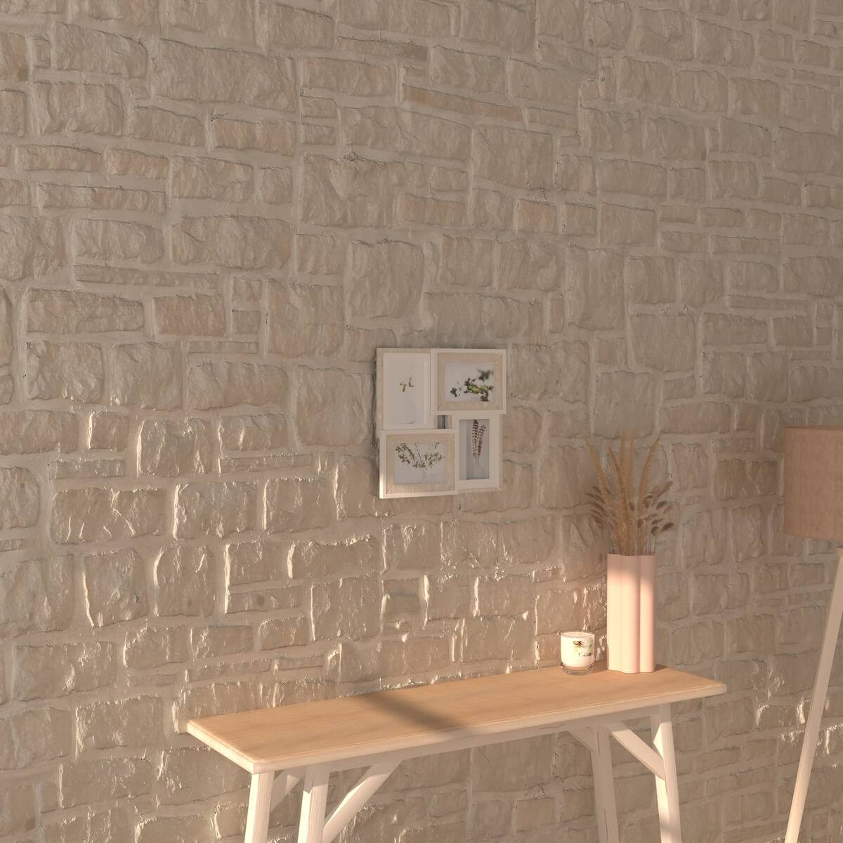 Atmosphera - Pêle-mêle "Paulo" beige 4 photos - Atmosphera Créateur d'intérieur - Imagen 1