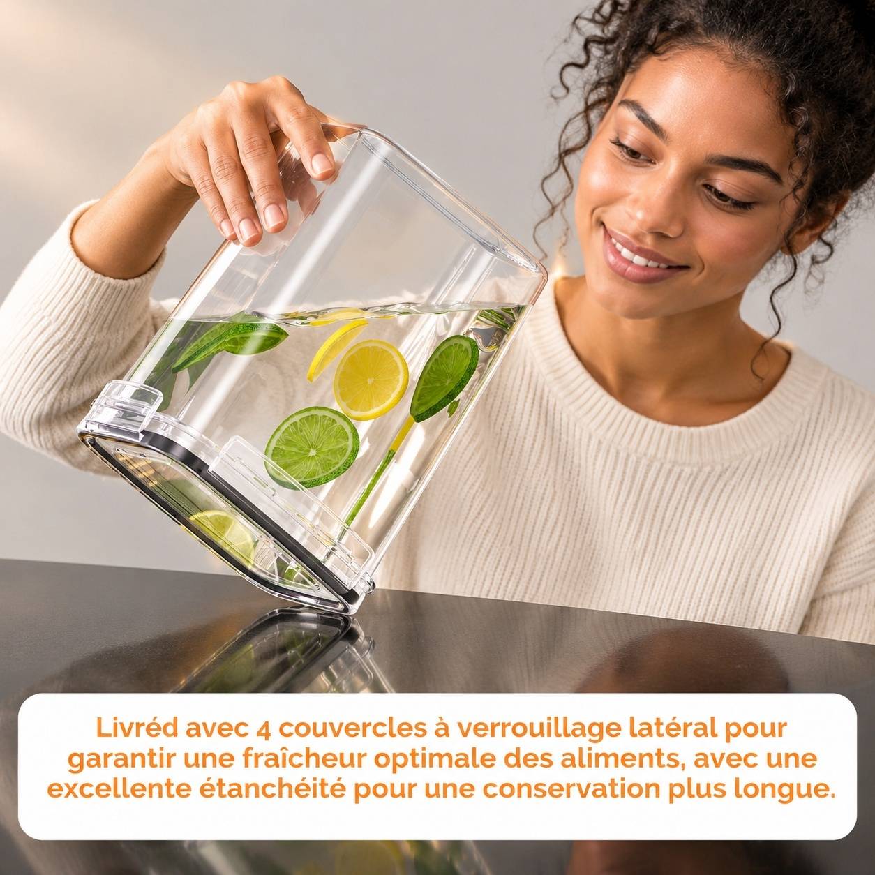 Lot de 24 Boîtes Alimentaires Hermétiques avec Couvercles et Étiquettes - Image 5