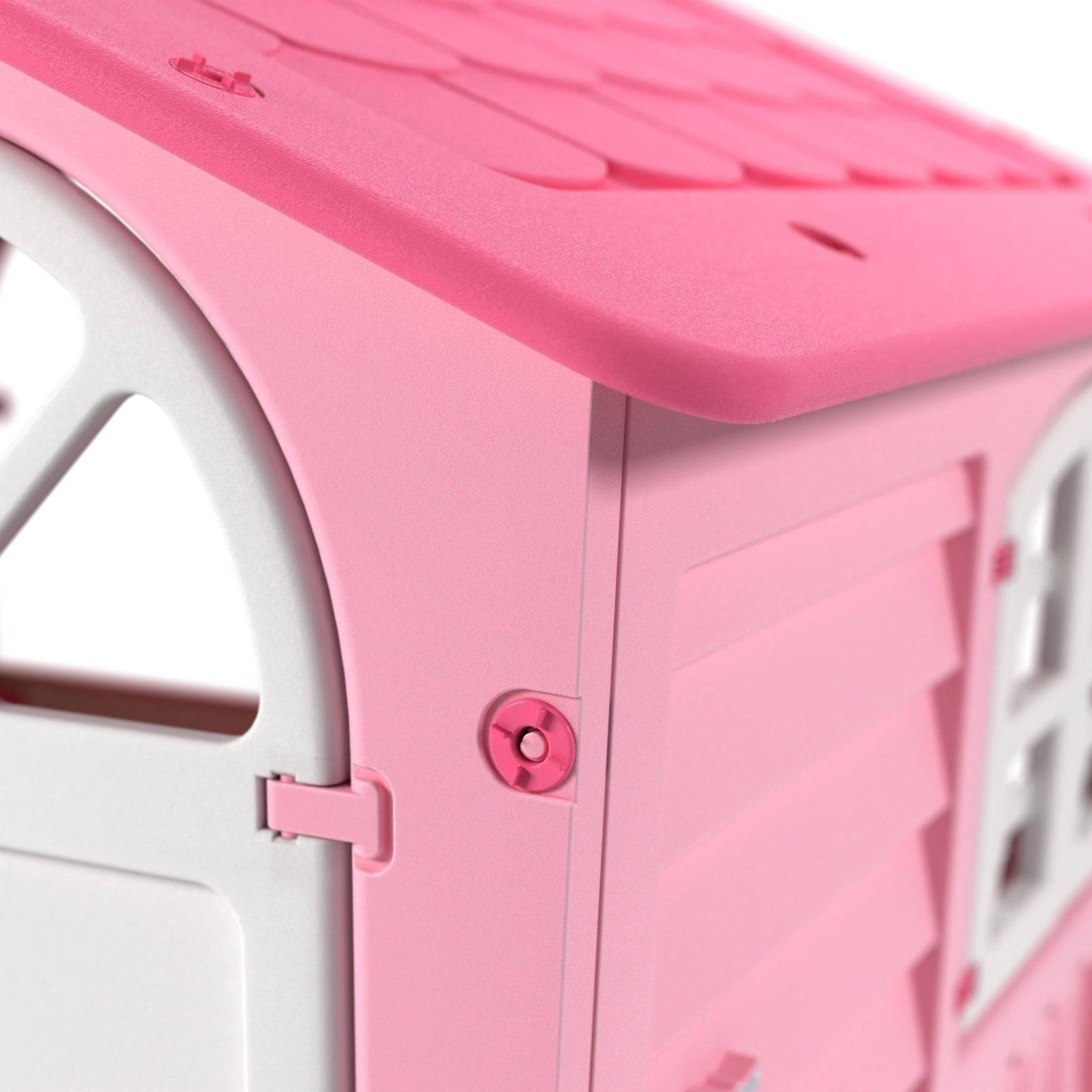 Cabane enfant plastique rose BARBE À PAPA - Imagen 8