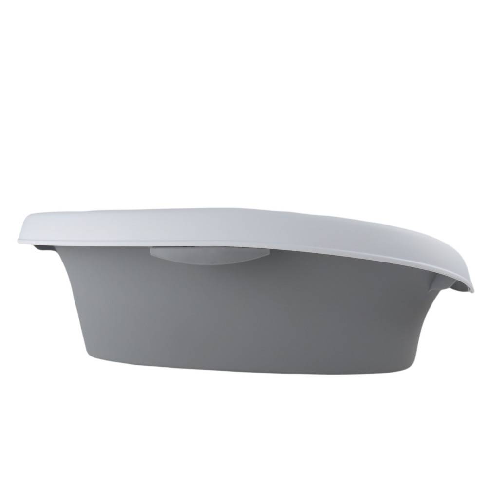 animallparadise - Bac a litière sprint 10 gris pierre 31 x 43 x 14 h pour chat - Imagen 3