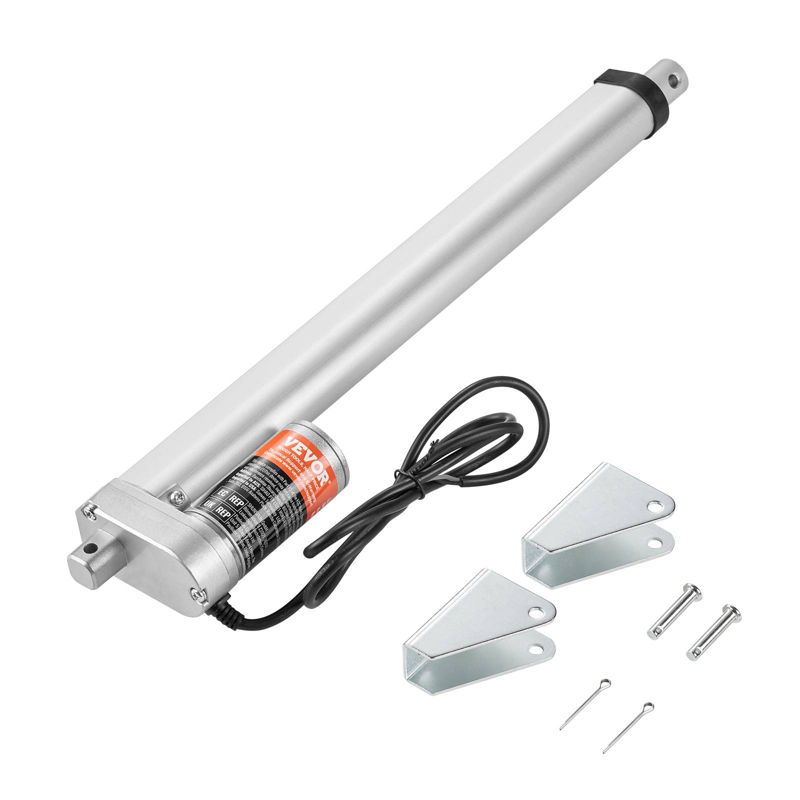 Vevor - VEVOR Actionneur linéaire 12V 300mm 1000N 14mm/s, IP54, pour meubles, automatisation, équipements. - Image 1